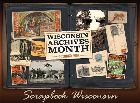 Poster for Wisconsin Archives Month 2009
